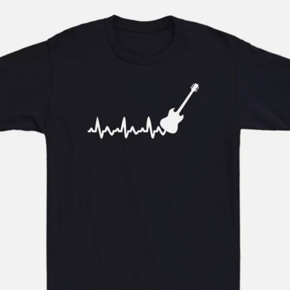 Other - Guitar Life Line Shirt Funny Music Musician Gift Novelty Men's T-Shirt